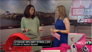 Bryce Gruber maternity trends on NECN