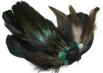 Peacock Fascinator, $28