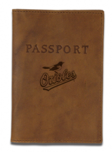 MLB Leather Passport Holder $30