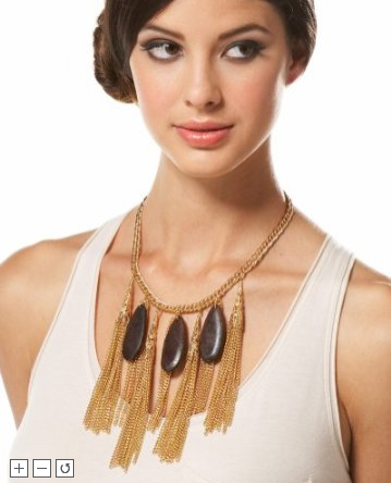 Teardrop Wood Tassel Necklace On Sale for $24.99