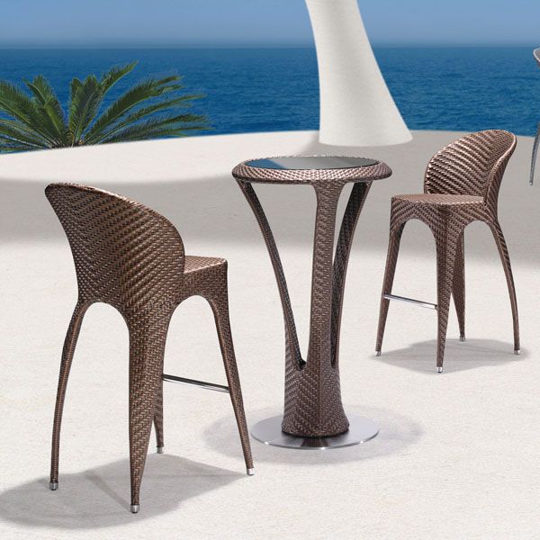 Tulip Contemporary Bar Height Table and Stool $650.00-$995.00