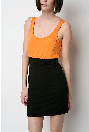 Silence & Noise Contrast Dress- On Sale- Only $29.99