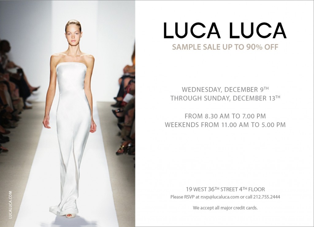 Luca Luca Sample Sale - Resort 09