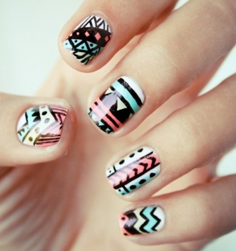 tribal nails