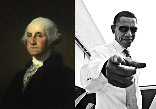 George Washington vs. Obama presidents