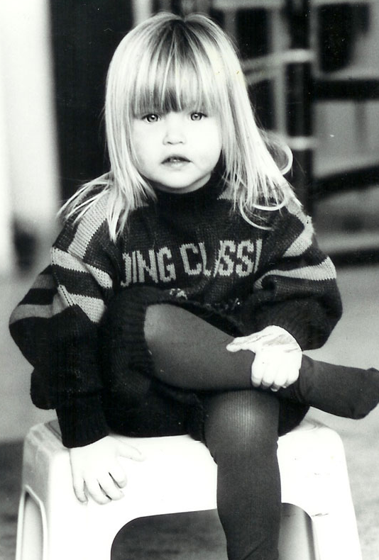 Bar Refaeli as a child