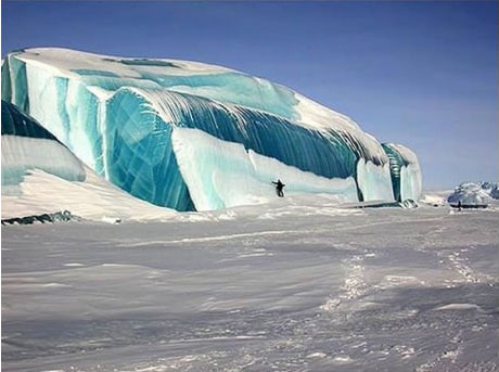 frozen wave antarctica
