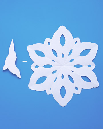 paper snow flake paper snow flake