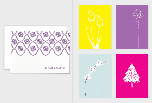 cute holiday stationery