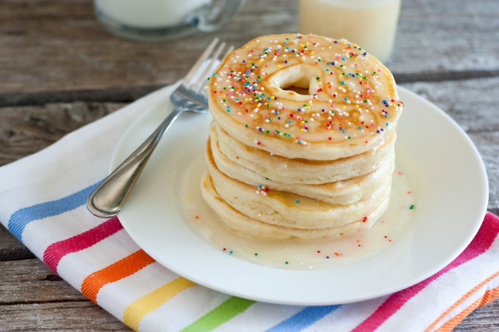 doughnut pancakes donut pancakes