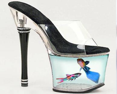 ... Spot Â» FASHION Shoes and Accessories WTF Spotting: Fish Tank Heels