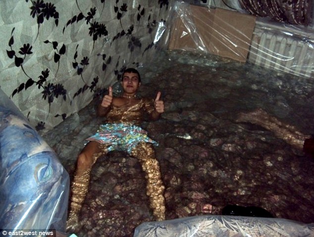 DIY Indoor Swimming Pool
